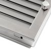 Kratka kominkowa wentylacyjna MODERN 20x20cm z żaluzją inox